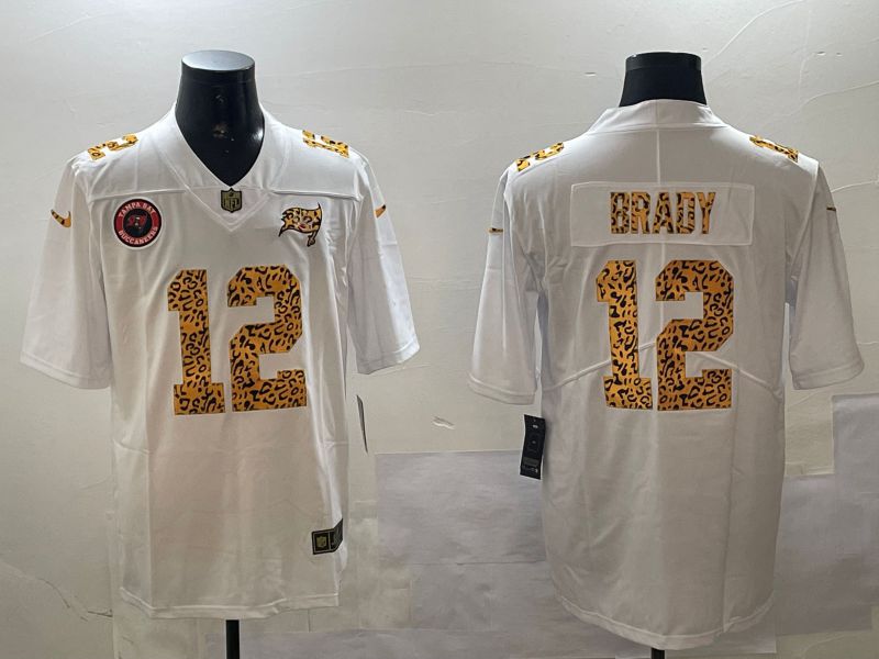Men Tampa Bay Buccaneers #12 Brady White 2024 Nike Limited NFL Jersey style 01081->tampa bay buccaneers->NFL Jersey